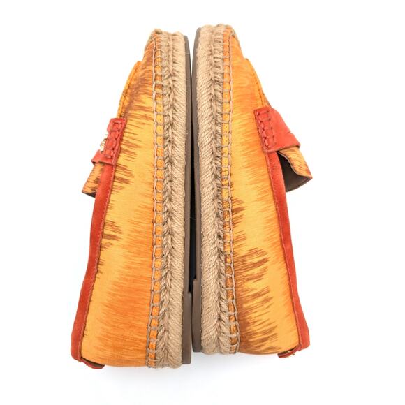 Sam Edelman Kai 2 Espadrille Loafer Shoes Women's Marigold Multi Size US5M EU35 - Picture 9 of 11